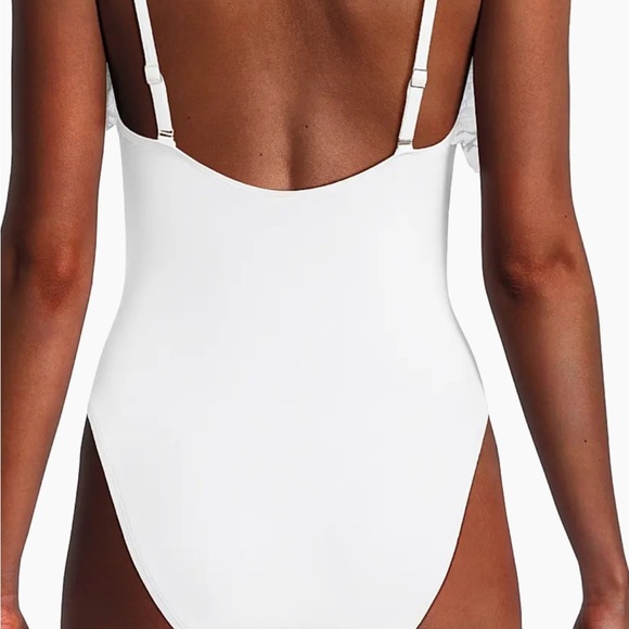 Lilly Pulitzer white Stevie Kate swim suit. NWT! - Picture 2 of 3